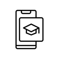 Bildung App Symbol zum Ihre Webseite Design, Logo, Anwendung, ui. vektor