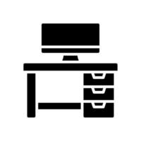 Schreibtisch Symbol zum Ihre Webseite Design, Logo, Anwendung, ui. vektor