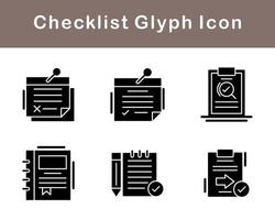 Checkliste Vektor Symbol einstellen