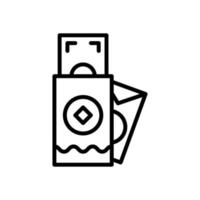 rot Briefumschlag Symbol zum Ihre Webseite Design, Logo, Anwendung, ui. vektor
