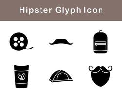 Hipster Vektor Symbol einstellen