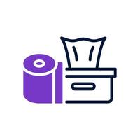 Toilette Papier Symbol zum Ihre Webseite Design, Logo, Anwendung, ui. vektor