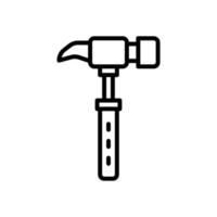 Hammer-Symbol für Ihre Website, Ihr Handy, Ihre Präsentation und Ihr Logo-Design. vektor