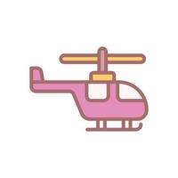 Hubschrauber Symbol zum Ihre Webseite Design, Logo, Anwendung, ui. vektor