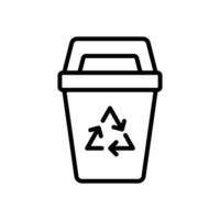 recyceln Behälter Symbol zum Ihre Webseite Design, Logo, Anwendung, ui. vektor