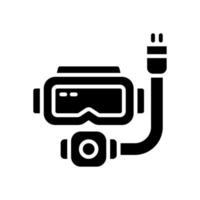 Schnorchel Symbol zum Ihre Webseite, Handy, Mobiltelefon, Präsentation, und Logo Design. vektor