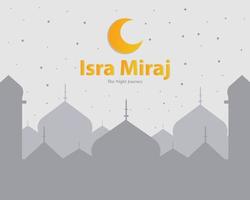 isra miraj gratulationskort bakgrund vektor