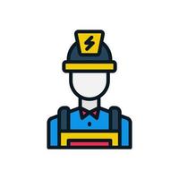 elektriker ikon för din hemsida design, logotyp, app, ui. vektor