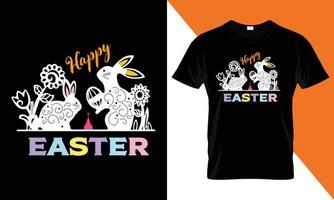 Ostern Tag T-Shirt Design. vektor