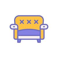 Sofa Symbol zum Ihre Webseite Design, Logo, Anwendung, ui. vektor