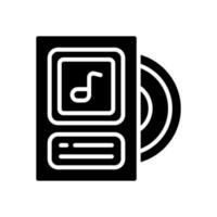 Musik- Album Symbol zum Ihre Webseite, Handy, Mobiltelefon, Präsentation, und Logo Design. vektor