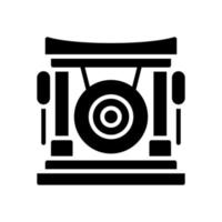 Gong Symbol zum Ihre Webseite Design, Logo, Anwendung, ui. vektor
