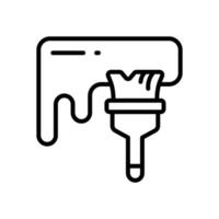 Pinsel Symbol zum Ihre Webseite Design, Logo, Anwendung, ui. vektor