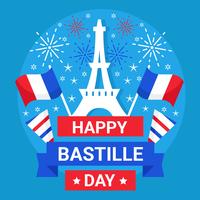 Bastilledag 14 juli Vektor