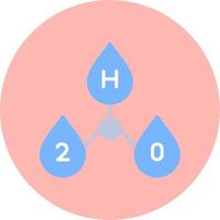 h2O vektor ikon