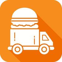 Fast-Food-LKW-Vektorsymbol vektor