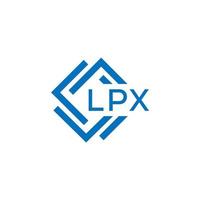 lpx brev logotyp design på vit bakgrund. lpx kreativ cirkel brev logotyp begrepp. lpx brev design.lpx brev logotyp design på vit bakgrund. lpx c vektor