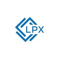lpx Brief Logo Design auf Weiß Hintergrund. lpx kreativ Kreis Brief Logo Konzept. lpx Brief design.lpx Brief Logo Design auf Weiß Hintergrund. lpx c vektor