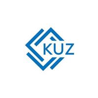 kuz Brief Logo Design auf Weiß Hintergrund. kuz kreativ Kreis Brief Logo Konzept. kuz Brief Design. vektor