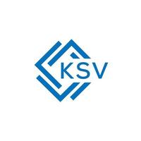 kv Brief Logo Design auf Weiß Hintergrund. kv kreativ Kreis Brief Logo Konzept. kv Brief Design. vektor