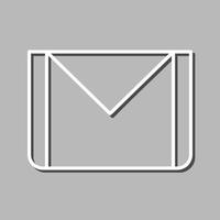 unik e-post vektor ikon