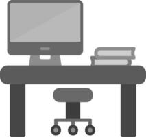 Schreibtisch-Vektor-Symbol vektor