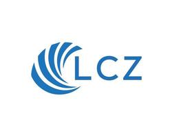 lcz abstrakt företag tillväxt logotyp design på vit bakgrund. lcz kreativ initialer brev logotyp begrepp. vektor