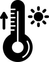 Thermometer-Vektor-Symbol vektor