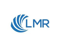 lmr abstrakt Geschäft Wachstum Logo Design auf Weiß Hintergrund. lmr kreativ Initialen Brief Logo Konzept. vektor