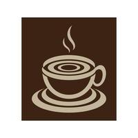 Kaffeetasse Logo Vorlage Vektor-Symbol Illustration Design vektor