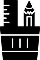 Schreibwaren-Vektor-Symbol vektor