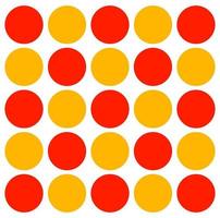 rot Gelb Punkte Vektor Hintergrund. rot Gelb gepunktet Hintergrund.