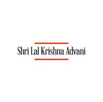 lal krishna advani indisch Politiker Name Typografie. vektor