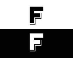 f Brief Logo Design Symbol Symbol Vektor