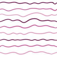 Vinka linje sömlös mönster. vektor illustration isolerat på vit bakgrund.