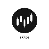 Handel Lager Handel Symbol Zeichen Symbol Design Vektor
