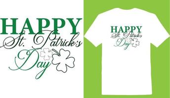 Lycklig st. patricks dag t-shirt vektor