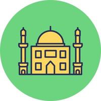 Moschee-Vektor-Symbol vektor