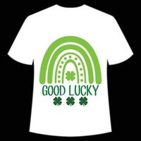 Bra tur- st. Patricks dag skjorta skriva ut mall, tur- behag, irländska, alla har en liten tur typografi design vektor