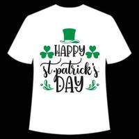 Lycklig st. Patricks dag st. Patricks dag skjorta skriva ut mall, tur- behag, irländska, alla har en liten tur typografi design vektor