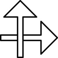 sich schneiden Vektor Symbol