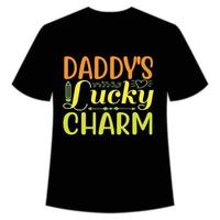 pappas tur- charm st. Patricks dag skjorta skriva ut mall, tur- behag, irländska, alla har en liten tur typografi design vektor