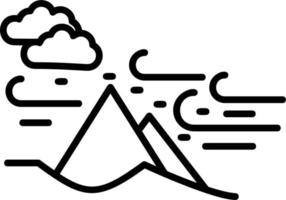 Sandsturm Vektor Symbol