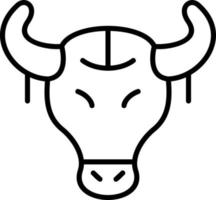 Stier Schädel Vektor Symbol