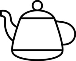 Teekanne-Vektor-Symbol vektor