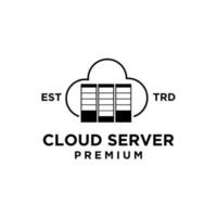 Wolke Server Logo Symbol Design Illustration vektor