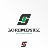 Brief oder Wort ist Schriftart im Parallelogramm oder Negativ Raum Bild Grafik Symbol Logo Design abstrakt Konzept Vektor Aktie. können Sein benutzt wie ein Symbol verbunden zu Initiale Sport.