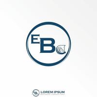 brev ebc font i skärande cirkel med häst inuti ord b och c bild grafisk ikon logotyp design abstrakt begrepp vektor stock. kan vara Begagnade som en symbol associerad med djur- eller första