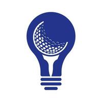 Golf Logo Design Vorlage Vektor. vektor