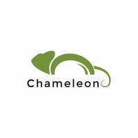 modern elegant Chamäleon Vektor Logo Design